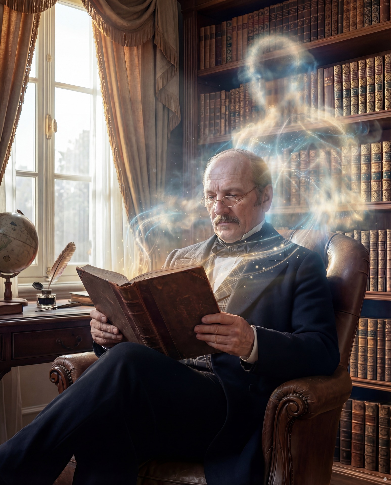 peaceful world healed with spirit of man